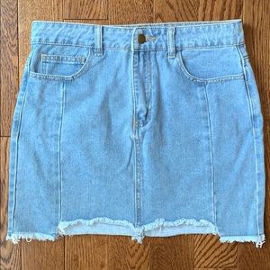 NWT 🌸🌸 Forever 21 Jean Skirt Light Denim